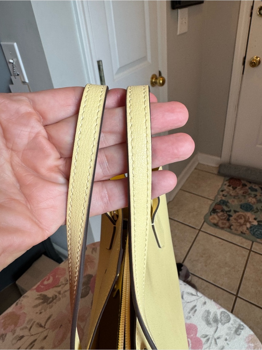 kate spade Lemon Yellow Leather Tote - Picture 6 of 16